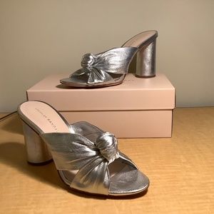 Loeffler Randall silver mules